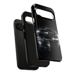 Black Sports Car Illustration 2023 Challenger SRT phone case | Car Drift Reflection