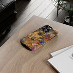 Guilty French Bulldog Phone Case, Confetti Watercolor Cover