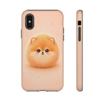 Pomeranian Kawaii Puffball Chibi Pet Dog Art Tough Phone Case