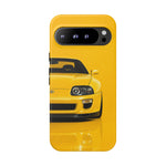 Yellow Supra Phone Case, MK4 90s JDM Legend Tough Protective Cover for Men
