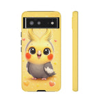 Cockatiel Kawaii Heart Crest Art Tough Phone Case