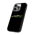Lime Green C8 Corvette Phone Case for Chevy Fans, Tough Protective Cover