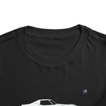Toddler 1969 C3 Corvette Stingray White Car T-Shirt, Retro Automotive Tee