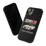 R34 Skyline GT-R JDM Rising Sun Tough Phone Case Cover Gift