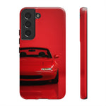 Red Miata Phone Case, NA MX5 90s JDM Roadster Tough Cover