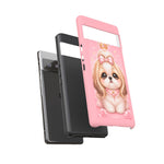 Shih Tzu Princess Kawaii Chibi Puppy Pet Dog Art Tough Phone Case