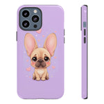French Bulldog Bat Ears Kawaii Pet Dog Art Tough Phone Case