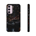 370Z City Prowl Tough Phone Case Black Sports Car at Night