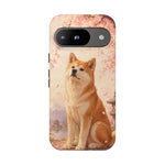 Akita Cherry Blossom Phone Case Sakura Dog Lover Gift