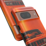 Orange Cuda Phone Case, 71 Classic Muscle Car Tough Cover