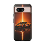 Z06 C8 Phone Case, Orange Racing Livery Studio Cover