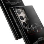 Black GNX Phone Case, Three-View Muscle Car Vector Tough Cover