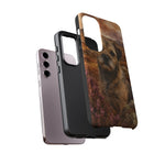 Border Terrier Earthy Watercolor Art Tough Phone Case