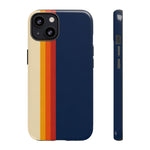 Retro Rainbow Stripe Phone Case | Tough Phone Case