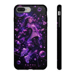 Chillout Floating Anime Girl Phone Case – Dreamy Vaporwave Aesthetic