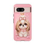 Shih Tzu Princess Kawaii Chibi Puppy Pet Dog Art Tough Phone Case