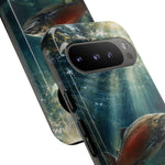 Salmon River Fishing Phone Case, Sunlit Current Cover