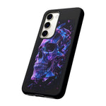 Holographic Skull Phone Case, Shattered Glass Iridescent Cover