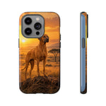 Rhodesian Ridgeback African Savanna Art Tough Phone Case