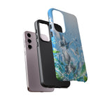 Copy of Silver Butterflies Tough Case | Blue Sky Water Droplets Phone Cover