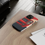 Red Classic GTO Car phone case | Tough phone cover, vintage muscle car design