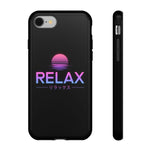 Relax Vaporwave Sunset Tough Phone Case Cover Gift Art