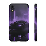 Midnight Charger Violet Neon Tough Phone Case