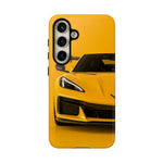 Yellow C8 Corvette Studio Tough Phone Case