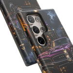 67 GTO Phone Case Purple, Rainy City Night Muscle Car Tough Cover