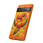 Sun Conure Kawaii Citrus Art Tough Phone Case