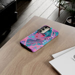 Neon Cyber Geisha phone case | Tough Case