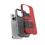 Red Camaro Phone Case, ZL1 American Muscle Car Tough Cover for Men, Gift