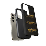 Gold Fairlady Z Classic Sports Car Tough Phone Case - 3 View