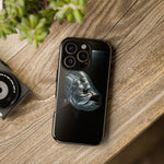Tarpon Fishing Phone Case, Saltwater Portrait Black Cover, Gift