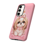Shih Tzu Princess Kawaii Chibi Puppy Pet Dog Art Tough Phone Case
