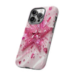 Pink Glitter Star Tough Case | Sparkle Phone Case