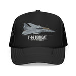F-14 Tomcat Navy Fighter Jet VF-84 Jolly Rogers Aviation Cap Snapback Trucker Hat