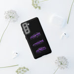 MK4 Supra Phone Case Purple, Three-View Vector Cover