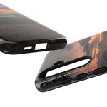 MK4 Supra Phone Case, Black JDM Sports Car Mountain Dusk Cover