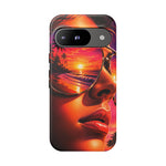 Sunset Reflection Sunglasses Retrowave 80s phone case