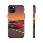 Red C4 ZR-1 King of the Hill Art Tough Phone Case