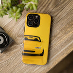 Yellow Miata Phone Case, NA Roadster 90s JDM Legend Cover