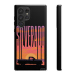 Silverado sunset truck Phone Case | Retro pickup silhouette