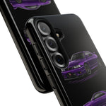 Purple R33 Skyline GTR JDM Sports Car Phone Case Tough Multi View
