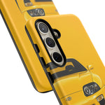 Yellow Supra Phone Case, MK4 90s JDM Legend Tough Protective Cover for Men