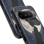 Geisha Parasol Moonlight Art Tough Phone Case