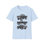Black 1978 Chevy K10 Pickup T-Shirt | Classic Truck Illustration Tee