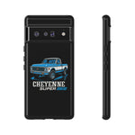 Chevy K10 Cheyenne Super Blue Classic Truck Tough Phone Case