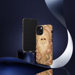 Persian Cat Floral Art Nouveau Tough Phone Case
