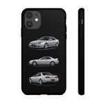 Silver Prelude Sports Coupe Tough Phone Case for JDM Fans